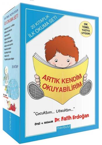 Artık Kendim Okuyabilirim (20 Kitap Set); Dik Temel Yazıya Uygun | Fat