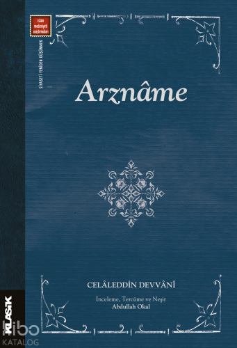 Arznâme | Celaleddin Devvani | Klasik Yayınları