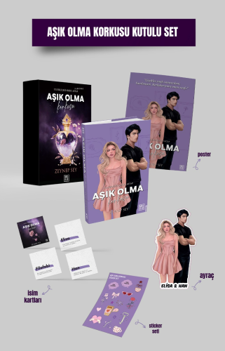 Aşık Olma Korkusu Kutulu Set | Zeynep Sey | Athica Yayınları