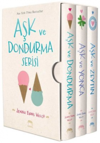 Aşk ve Dondurma Serisi Kutulu Set (3 Kitap Takım) | Jenna Evans Welch 