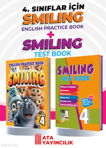 Ata Yayıncılık 4. Sınıf Smiling English Practice Book + Smiling Test B