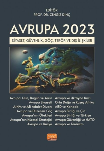 Avrupa 2023 - Siyaset Güvenlik Göç Terör ve Dış İlişkiler | Cengiz Din