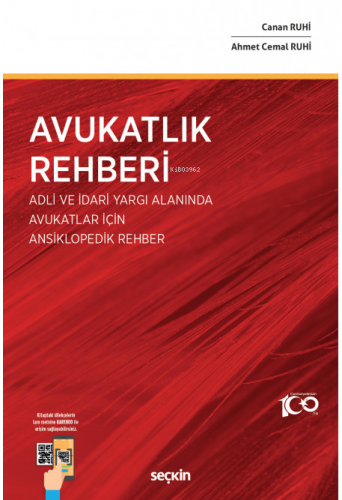 Avukatlık Rehberi | Ahmet Cemal Ruhi | Seçkin Yayıncılık