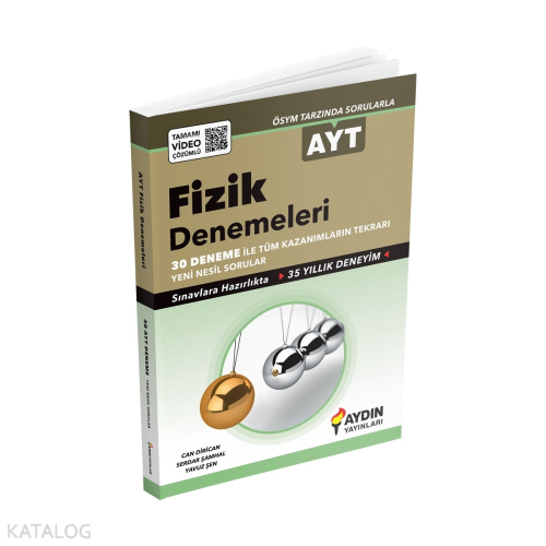 Aydın Yayınları AYT Fizik Denemeleri Aydın | Bülent İshakoğlu | Aydın 