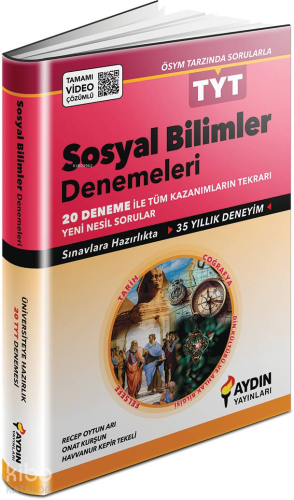 Aydın Yayınları TYT Sosyal Bilimler 20 li Denemeleri Aydın | | Aydın Y