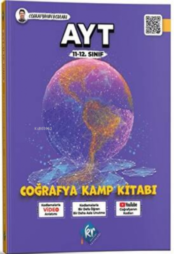 AYT 11 - 12. Sınıf Coğrafya Kamp Kitabı | Kolektif | KR Akademi