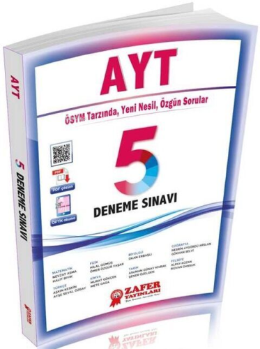 AYT 5 li Deneme Sınavı | Kolektif | Zafer Yayınları