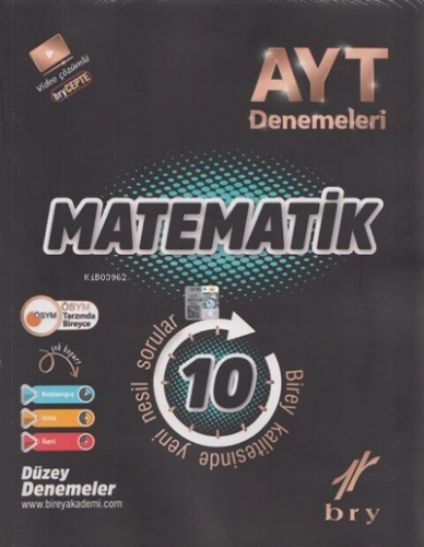 AYT - Branş Denemeleri - Matematik-Geometri (10 lu) | Kolektif | Birey