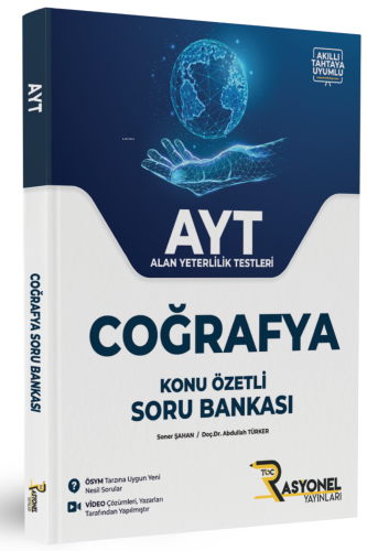 AYT Coğrafya Soru Bankası (Konu Özetli) | Soner Şahan | Rasyonel Yayın