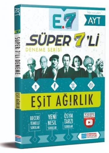 AYT Eşit Ağırlık Süper 7 li Deneme Evrensel İletişim Yayınları | Cihan