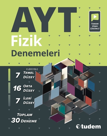 AYT Fizik Denemeleri | Kolektif | Tudem Yayınları - Sınavlara Hazırlık