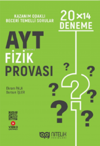 ayt Fizik Provası 20*14 Deneme | Dursun İşler | Nitelik Yayınları