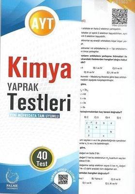 AYT Kimya Yaprak Testleri 40 Test | Kolektif | Palme Yayınevi