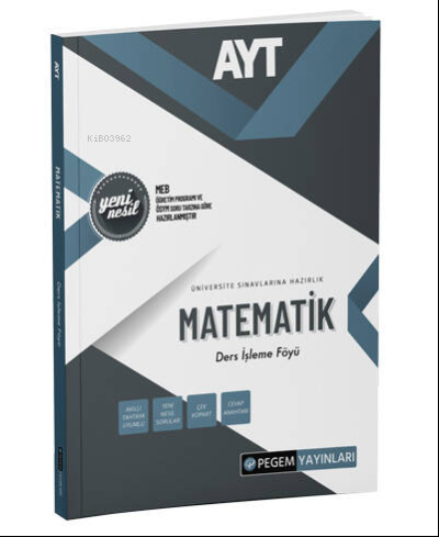 AYT Matematik Ders İşleme Föyü | Kolektif | Pegem Akademi Yayıncılık (