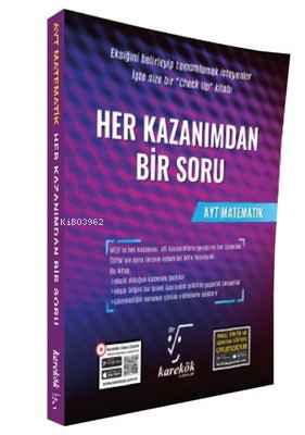 AYT Matematik Her Kazanımdan Bir Soru | Kolektif | Karekök Yayınları (