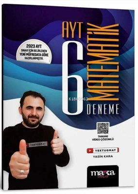 AYT Matematik Yeni Müfredat 6 Deneme Tamamı Video Çözümlü Deprem Müfre