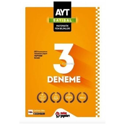 AYT Sayısal 3'lü Deneme | Kolektif | Metin Yayıncılık