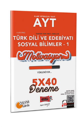 AYT Türk Dili ve Edebiyatı Sosyal Bilimler-1 5x40 Deneme | Çetin Sungu