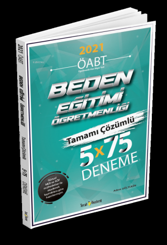 Beden Eğitimi Öğretmenliği Tamamı Çözümlü 5X75 Deneme | Kolektif | Ter