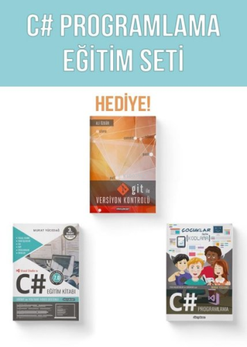 C# Programlama Eğitim Seti - 3 Kitap Takım | Ali Özgür | Dikeyeksen Ya