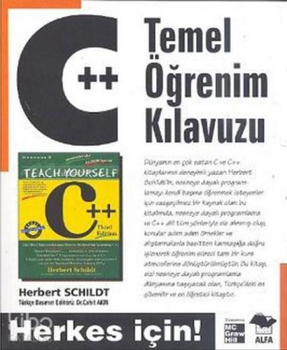 C++ Temel Öğrenim Kılavuzu; Herkes İçin | Herbelt Schildt | Alfa Basım