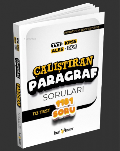 Çalıştıran Paragraf Soru Bankası | Kolektif | Tercih Akademi