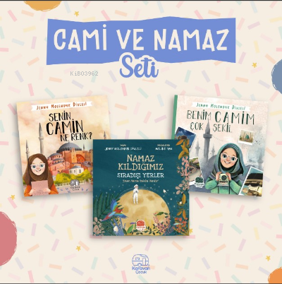 Cami Ve Namaz Seti (3 Kitap) | Jenny Molendyk Divleli | Karavan Çocuk 