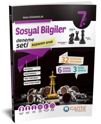 Çanta 7. Sınıf Sosyal Bilgiler Kazanım Sıralı Deneme Seti | Kolektif |