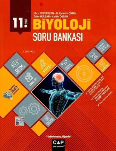 Çap 11.Sınıf Biyoloji Soru Bankası | Kolektif | Çap Yayınları