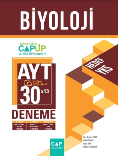 Çap Ayt Up Deneme Biyoloji (30*13) - 2021 | Kolektif | Çap Yayınları