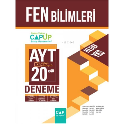 Çap Ayt Up Deneme Fen Bilimleri (20*40) - 2021 | Kolektif | Çap Yayınl