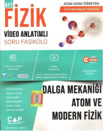 Çap Fizik Dalga Mekaniği Atom ve Modern Fizik Konu Anlatımlı Soru Bank