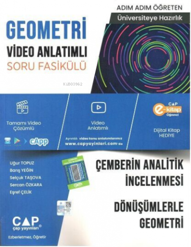 Çap Geometri Çemberin Analitik İncelenmesi Dönüşümlerle Geometri | Kol