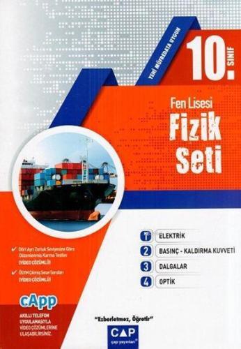 Çap Yayınları 10. Sınıf Fen Lisesi Fizik Seti Çap | | Çap Yayınları