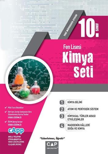 Çap Yayınları 10. Sınıf Fen Lisesi Kimya Seti Çap | | Çap Yayınları