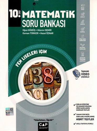 Çap Yayınları 10. Sınıf Fen Lisesi Matematik Soru Bankası Çap | | Çap 