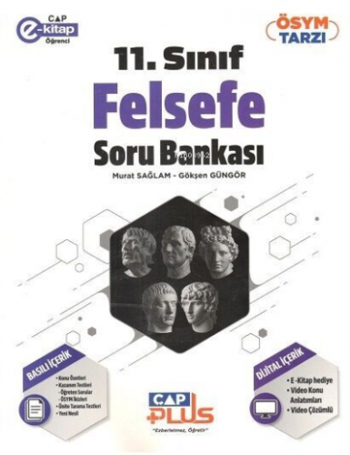 Çap Yayınları 11. Sınıf Anadolu Felsefe Plus Soru Bankası | Kolektif |