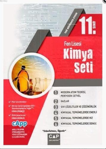 Çap Yayınları 11. Sınıf Fen Lisesi Kimya Seti Çap | | Çap Yayınları