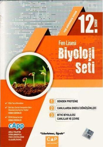 Çap Yayınları 12. Sınıf Fen Lisesi Biyoloji Seti Çap | | Çap Yayınları