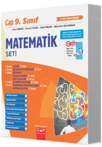 Çap Yayınları 9. Sınıf Matematik Seti | Oğuz Gümüş | Çap Yayınları (Ba