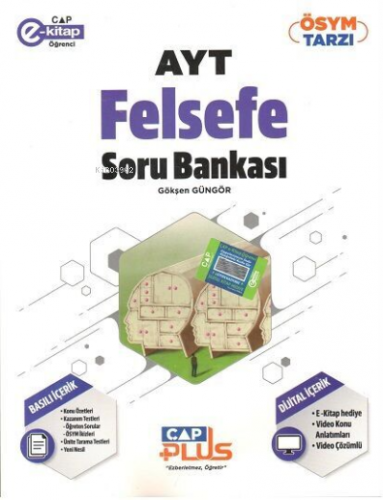 Çap Yayınları AYT Felsefe Plus Soru Bankası | Kolektif | Çap Yayınları