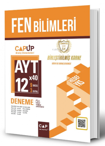 Çap Yayınları AYT Fen Bilimleri 12 X 40 Up Deneme | Kolektif | Çap Yay