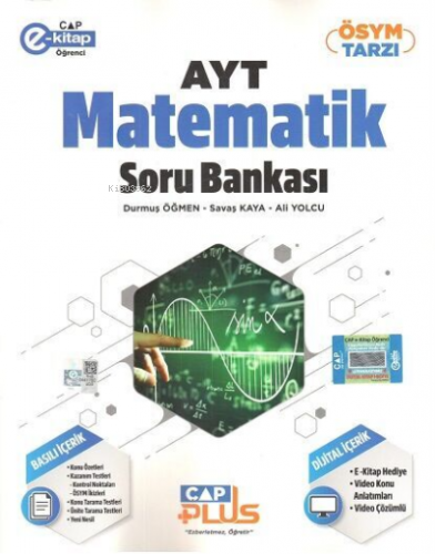 Çap Yayınları AYT Matematik Plus Soru Bankası | Kolektif | Çap Yayınla