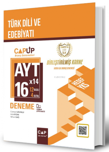 Çap Yayınları AYT Türk Dili ve Edebiyatı 16 X 24 Up Deneme | Kolektif 