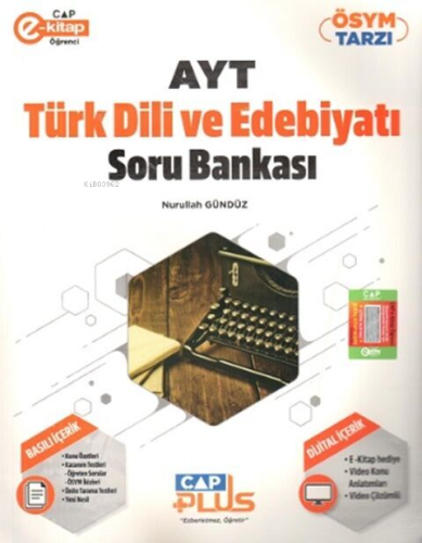 Çap Yayınları AYT Türk Dili ve Edebiyatı Plus Serisi Soru Bankası | Me