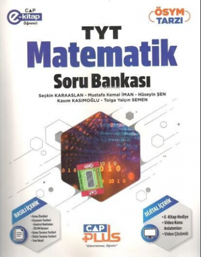 Çap Yayınları TYT Matematik Soru Bankası | Kolektif | Çap Yayınları