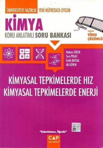 Çap Yayınları Üniversiteye Hazırlık Kimya Kimyasal Tepkimelerde Hız Ki