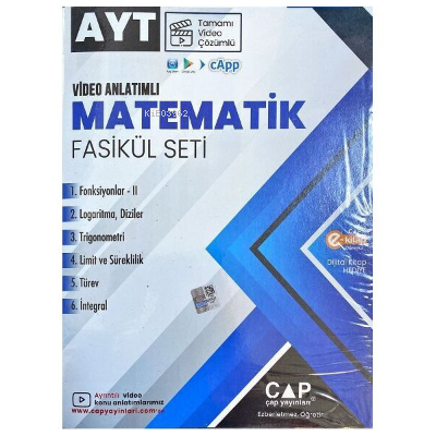 Çap Yks Ayt Set Matematik - 2023 | Kolektif | Çap Yayınları