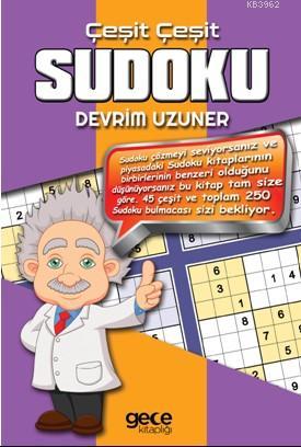 Çeşit Çeşit Sudoku | Devrim Uzuner | Gece Kitaplığı Yayınları