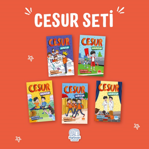 Cesur Seti (5 Kitap) | Şeyma Göksay | Karavan Çocuk Yayınları